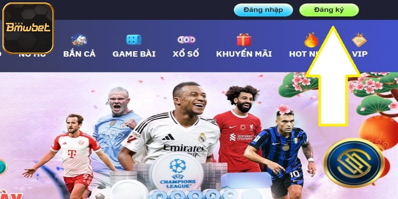 Hướng dẫn đăng ký BMWBET qua link chính thức