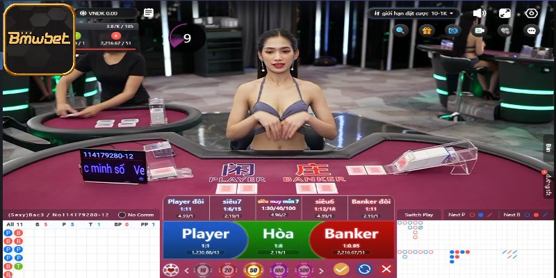 Luật chơi game Baccarat cơ bản