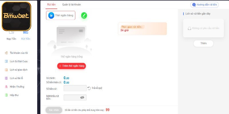 Những lưu ý cần biết khi rút tiền BMWBET