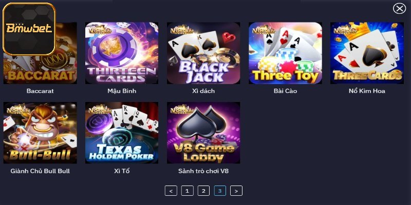 Những tựa game bài trực tuyến đang cực hot