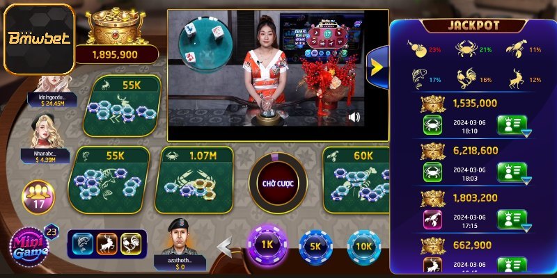 Vài kiểu cược thú vị trong bầu cua